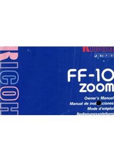 Ricoh FF 10 Zoom manual. Camera Instructions.